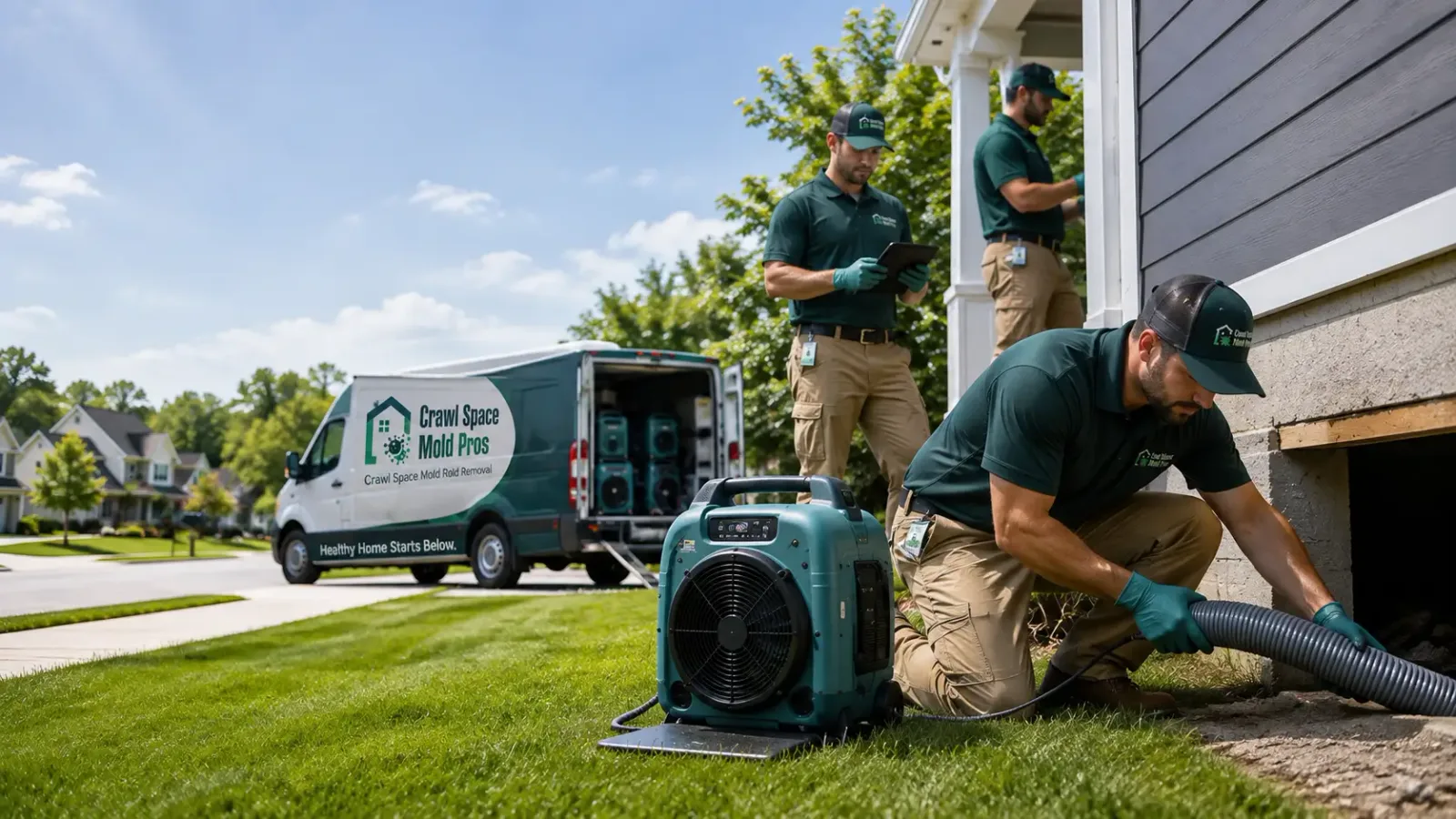 Crawl Space Mold Removal in Pontiac, MO